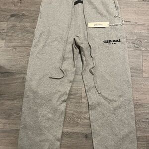 Fear of God Essentials Light Gray Sweatpants